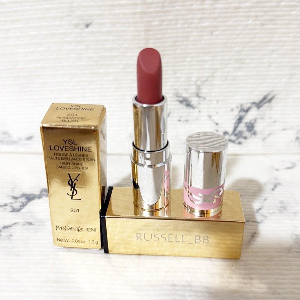 YSL Loveshine Lipstick 201 Rosewood Blush